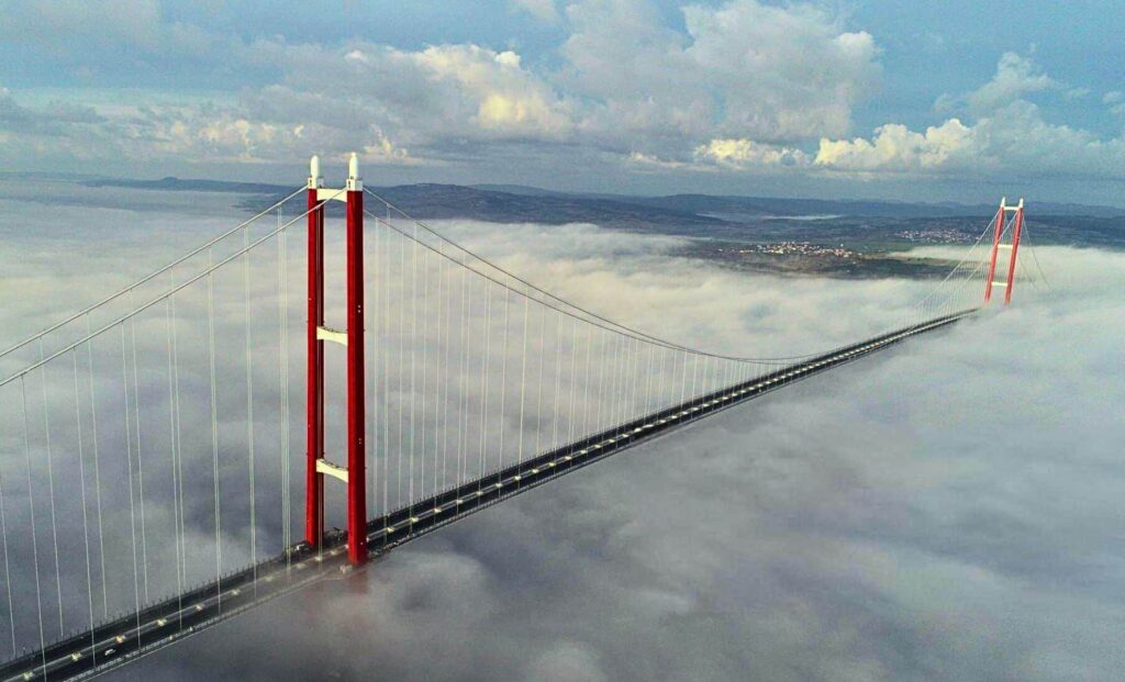 World’s Longest Suspension Bridge Redefines Travel Between Europe and Asia, Cutting Time by 93%