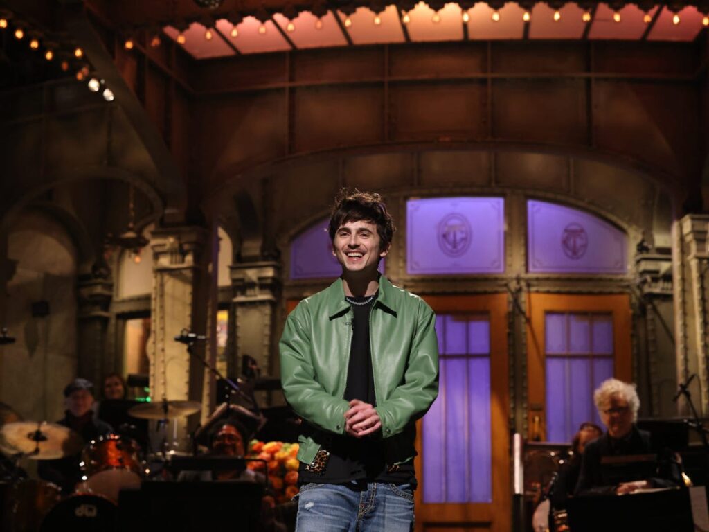 Timothée Chalamet and the ‘Saturday Night Live’ cast parody the state of AI in schools