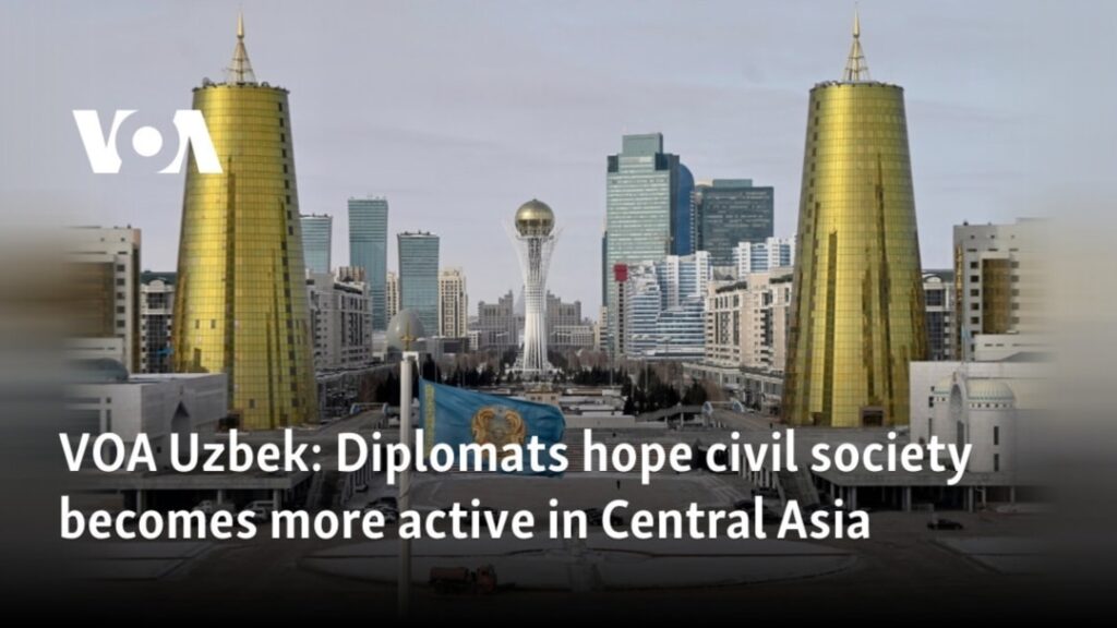 Diplomats hope civil society becomes more active in Central Asia