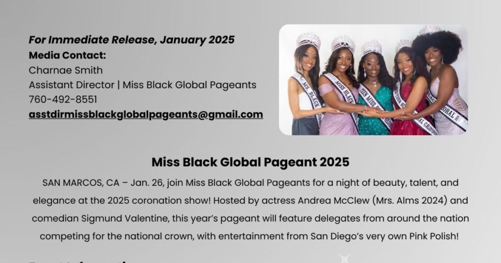 Miss Black Global Pageant 2025