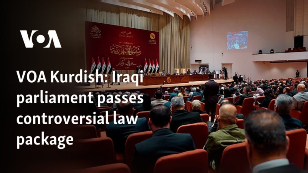 Iraqi parliament passes controversial law package