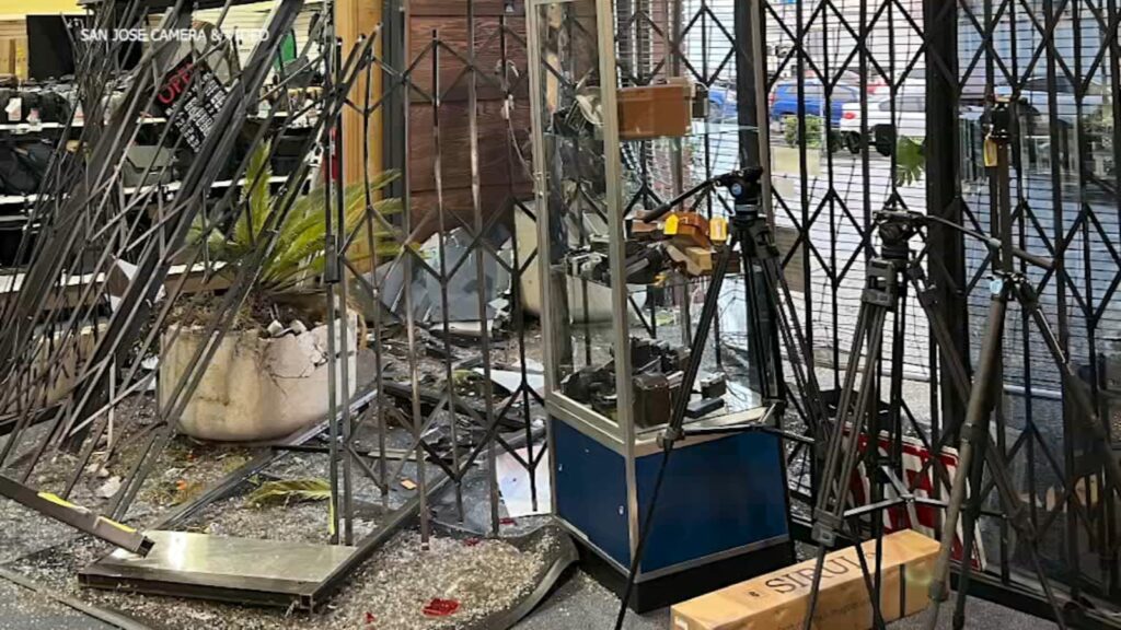 Longtime Campbell camera store burglarized, damaged after car drives through entrance