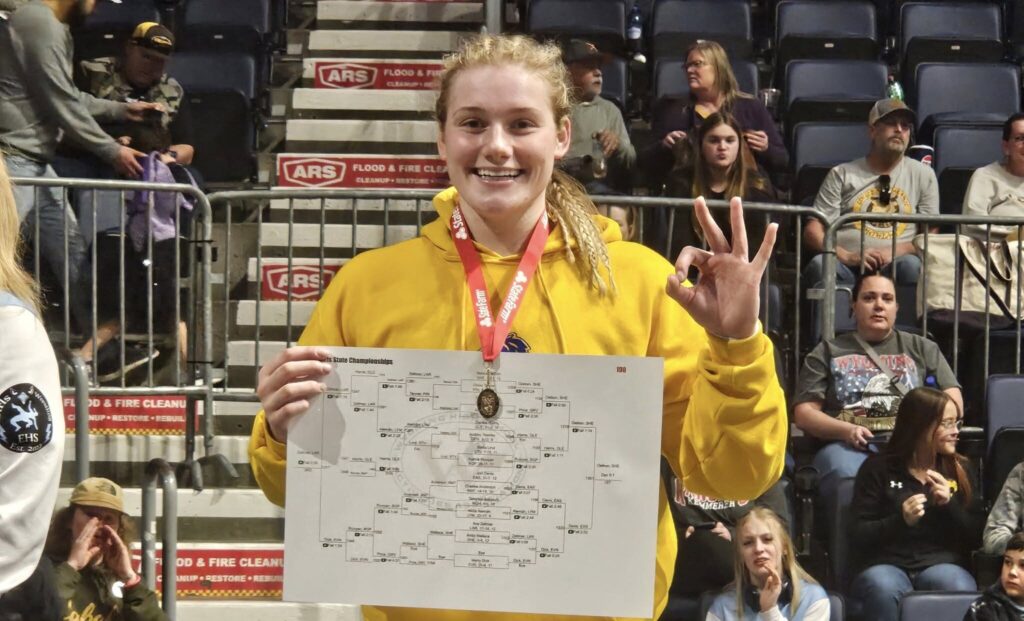 Becca Oetken Of Sheridan HS Becomes 2-Time All-American Wrestler