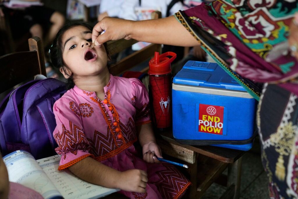 Pakistan begins 2nd anti-polio vaccination campaign of the year to protect millions of children