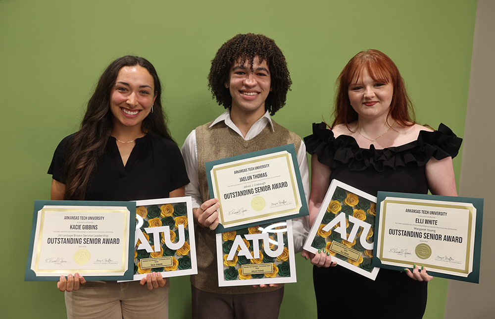 Gibbins, Thomas, White Named ATU’s Top Seniors