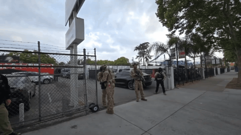 Riverside County deputies, DHS agents serve narcotics search warrant at Pomona business