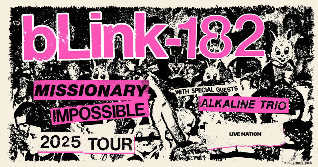 blink-182 Announces 2025 U.S. Tour ‘Missionary Impossible’ Following Massive Global Run & LA Benefit Show