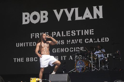 UK police reviewing rapper’s anti-Israel comments at Glastonbury Festival