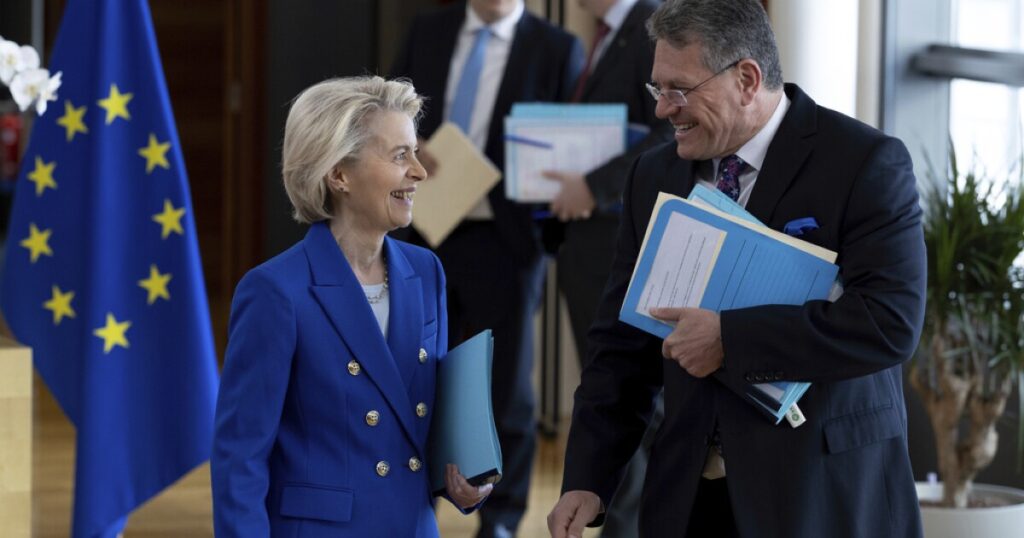 The EU is delaying retaliatory tariffs on U.S. goods, in hopes of reaching a deal by Aug. 1