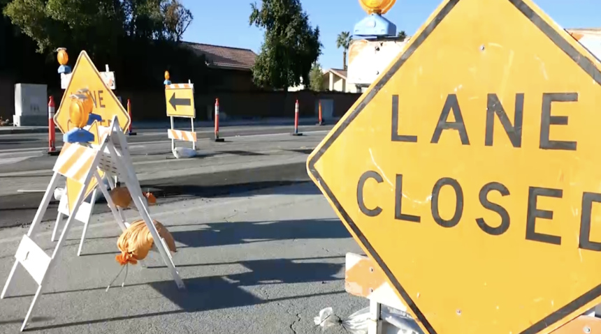 Water pipeline project shuts down Palm Desert street, local business disrupted