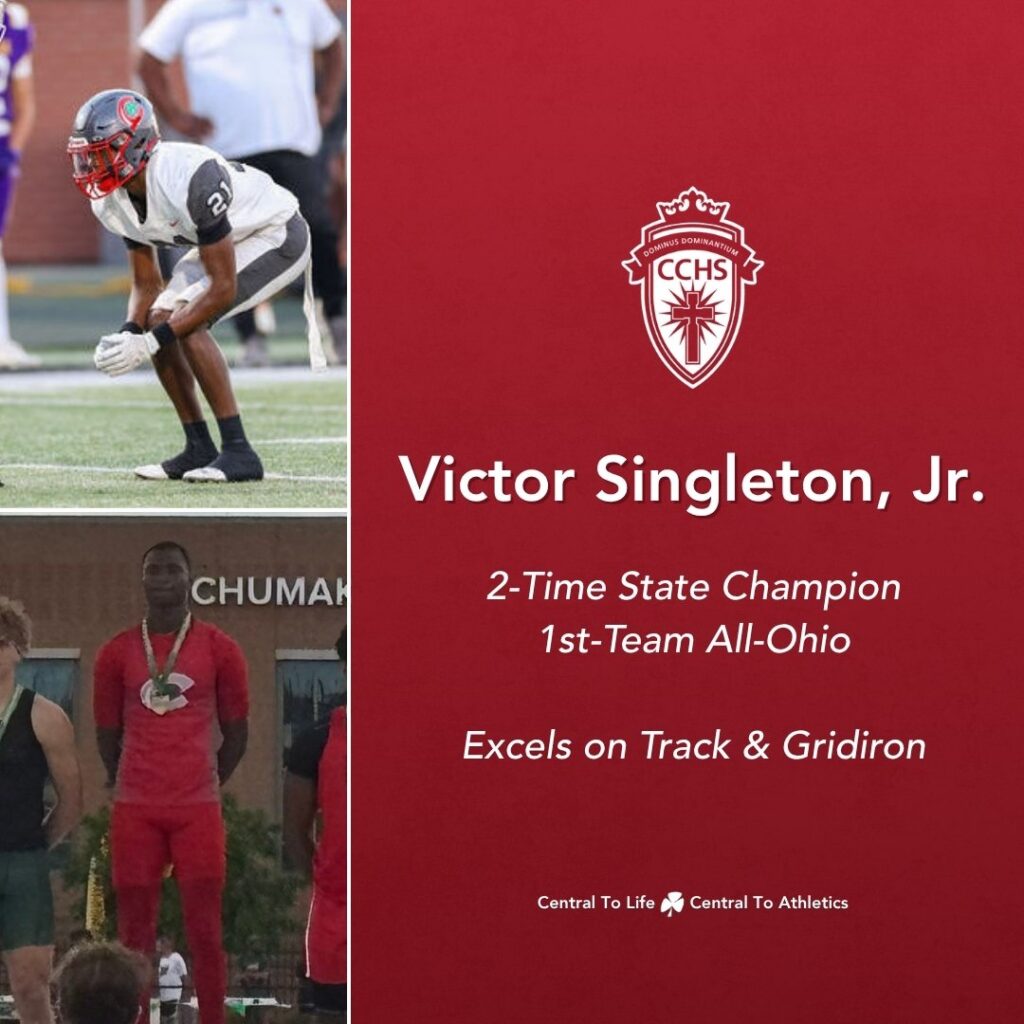 Victor Singleton, Jr. Becomes Two-Time State Champion in Two Sports — Central Catholic High School