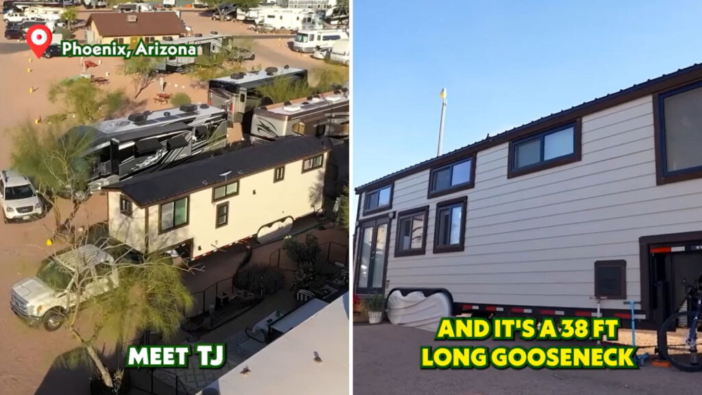 Family shares inside look at their lifestyle in tiny home on wheels: ‘Great layout’