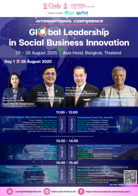 Chula Hosts Global Conference on Social Business Innovation (GLSBI 2025)