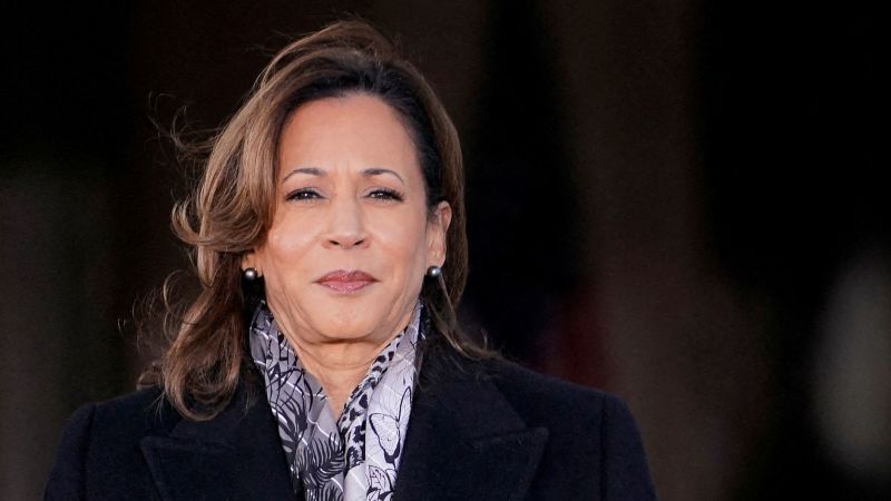 Kamala Harris tells CNN she’s outraged by the indictment of James Comey