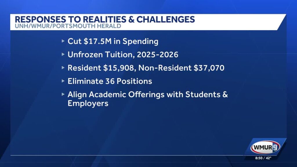 NH’s Business: Univ. of New Hampshire’s five-year strategic plan to deal with ongoing challenges