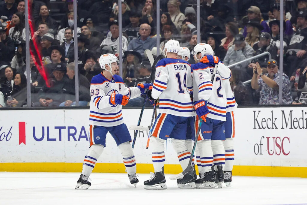 Connor McDavid, Leon Draisaitl lead Oilers’ 8-1 rout of struggling Kings