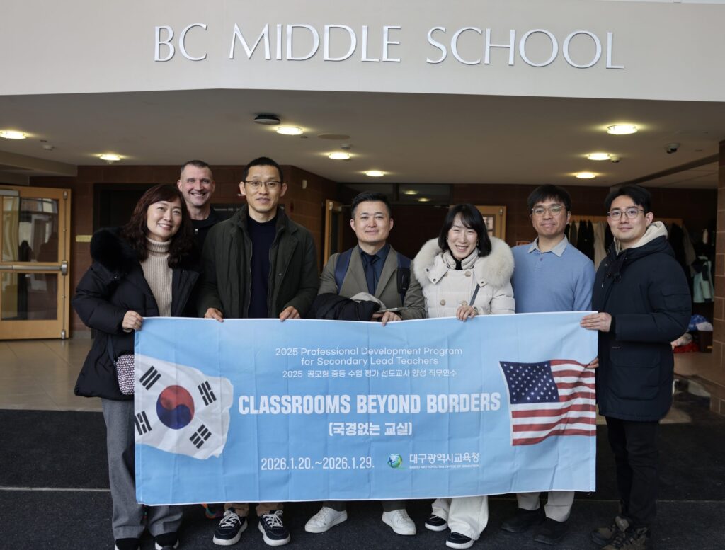 Global learning exchange: South Korean educators visit BCMS – Bethlehem Central School District