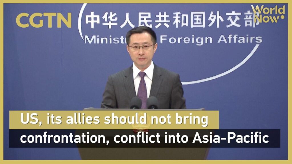 China: US, its allies should not bring confrontation, conflict into Asia-Pacific