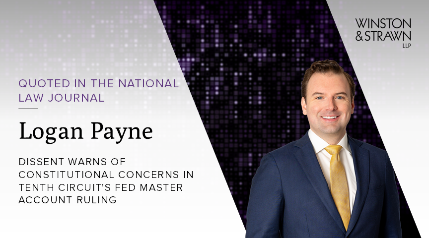 Logan Payne Discusses Tenth Circuit Master Account Ruling with The National Law Journal