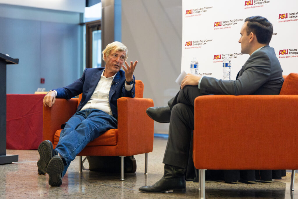 Super sports agent Leigh Steinberg talks to ASU Law students about success in the business