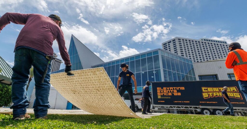 From building stages to checking bags, these LA businesses help make fest season happen