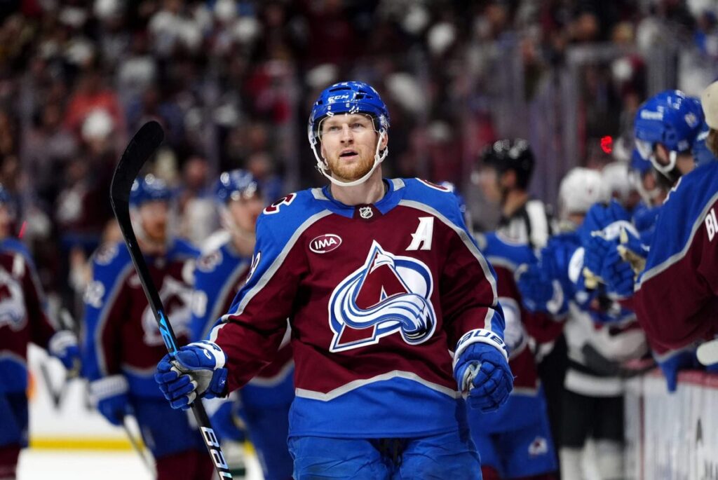 Nathan MacKinnon has been at his best in these playoffs: All business — right down to the flippers