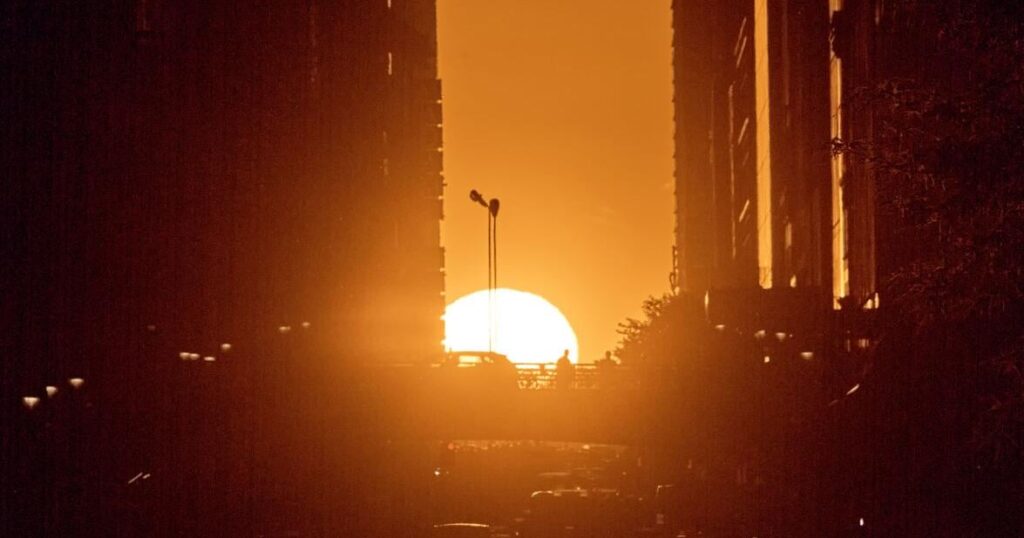 What to know about Manhattanhenge, NYC’s sunset spectacle