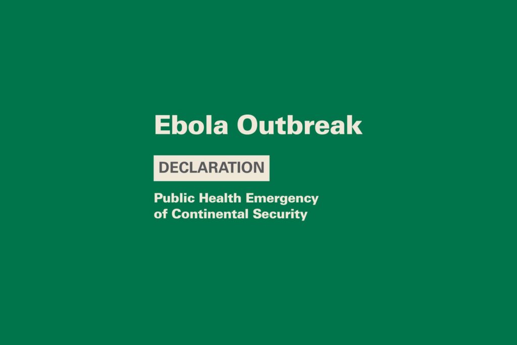 Africa CDC Declares the Ongoing Bundibugyo Ebola Outbreak a Public Health Emergency of Continental Security