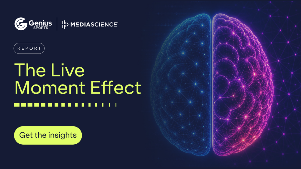 The Live Moment Effect: Genius Sports and MediaScience Study Finds Specific Moments in Live Sports Can Double Unaided Brand Recall | News