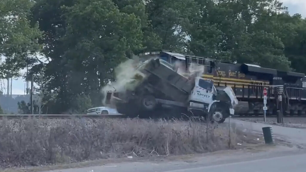 Video shows ‘crazy’ train crash into septic truck in Virginia