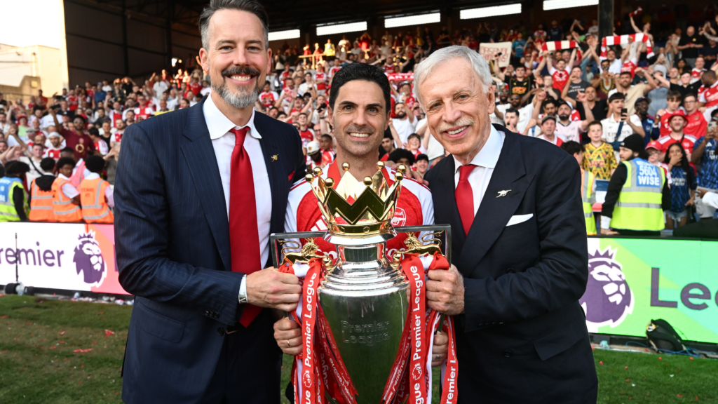 ‘Bloody hell, don’t get relegated’: How Josh Kroenke navigated Arsenal’s rebuild to the top