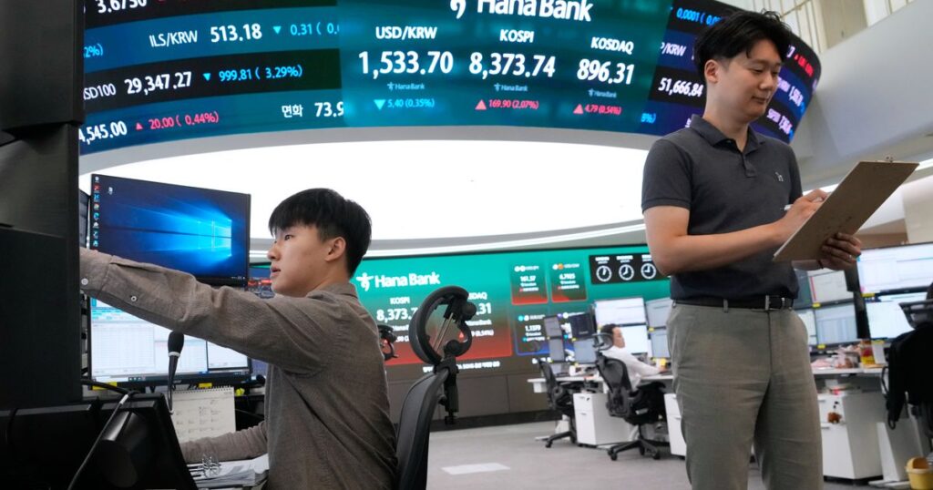 Asian stocks are mixed after big tech sell-off