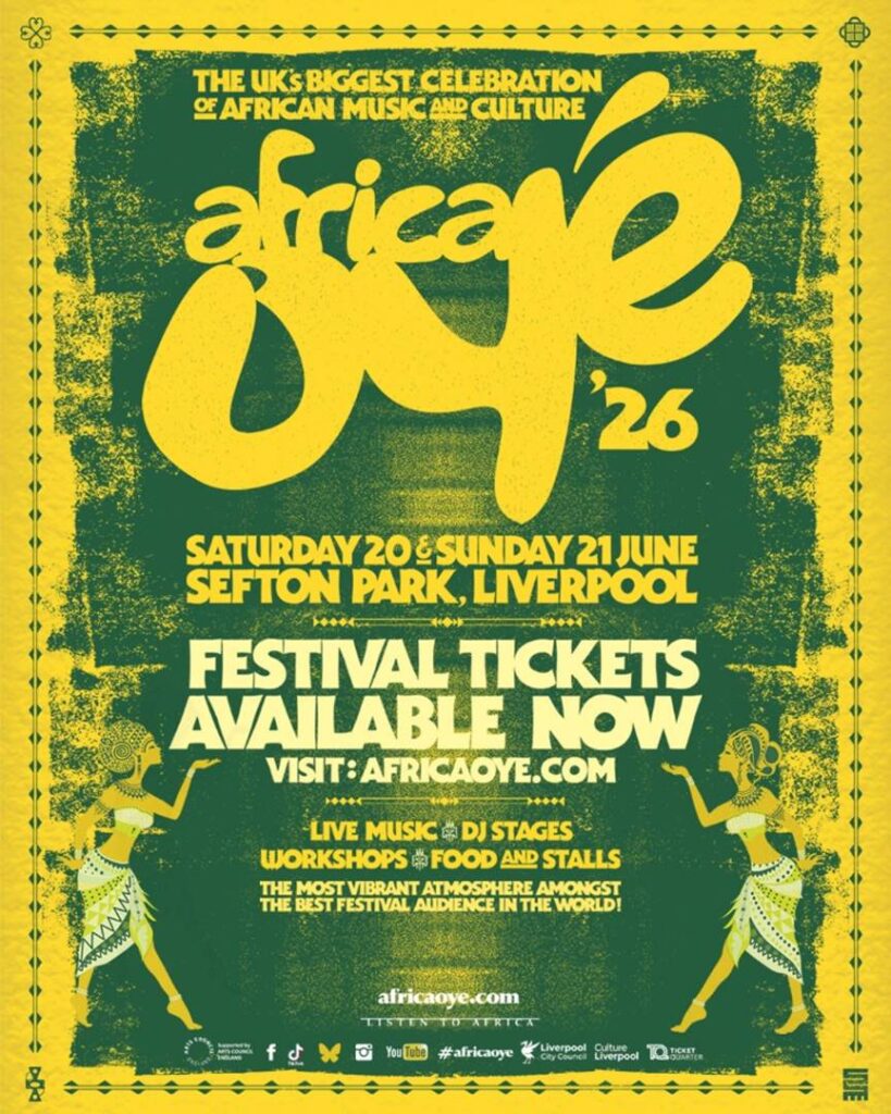 NEWS – AFRICA OYE RETURNS TO LIVERPOOL 20 & 21 JUNE