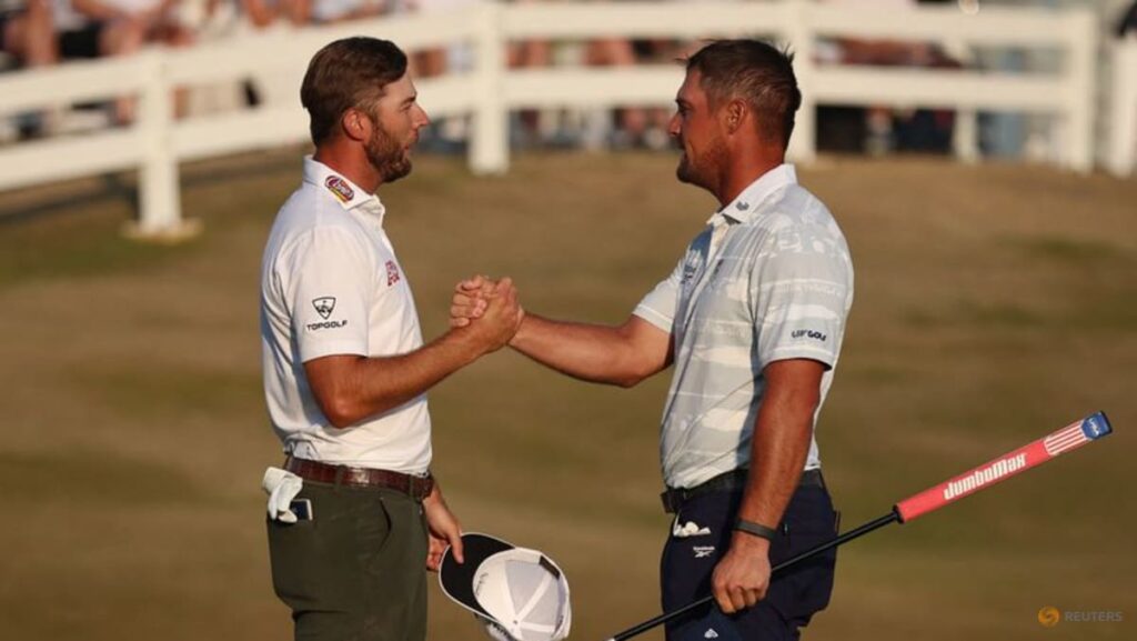 Burns seizes Open lead, DeChambeau shrugs off penalty to stay in the mix