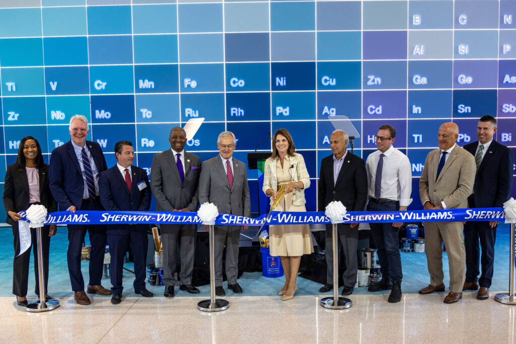 Sherwin-Williams opens Morikis Global Technology Center to advance coatings innovation