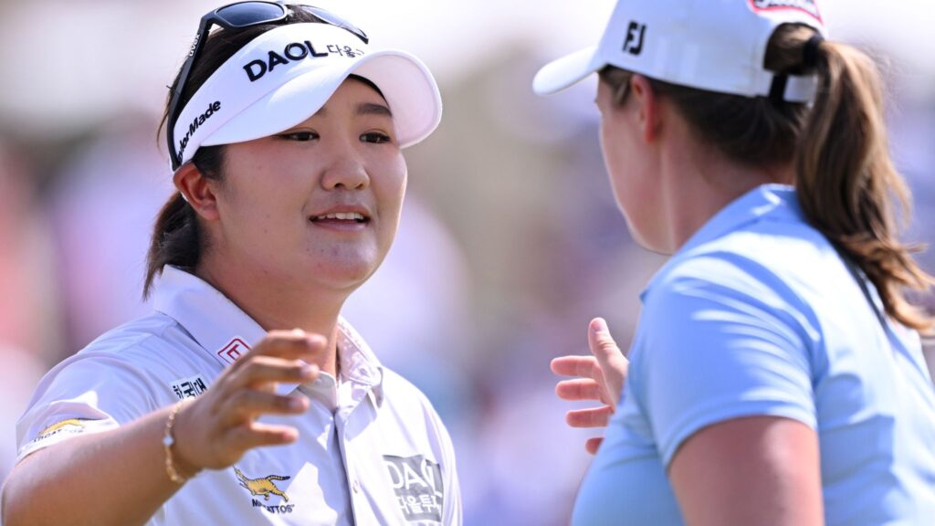 Evian Championship: Haeran Ryu shoots lowest-ever round in a major as Lottie Woad endures frustrating third round