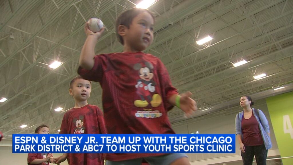 ESPN, Disney Jr. partner with Chicago Park District, ABC7 for free ‘Let Kids Play!’ sports clinic