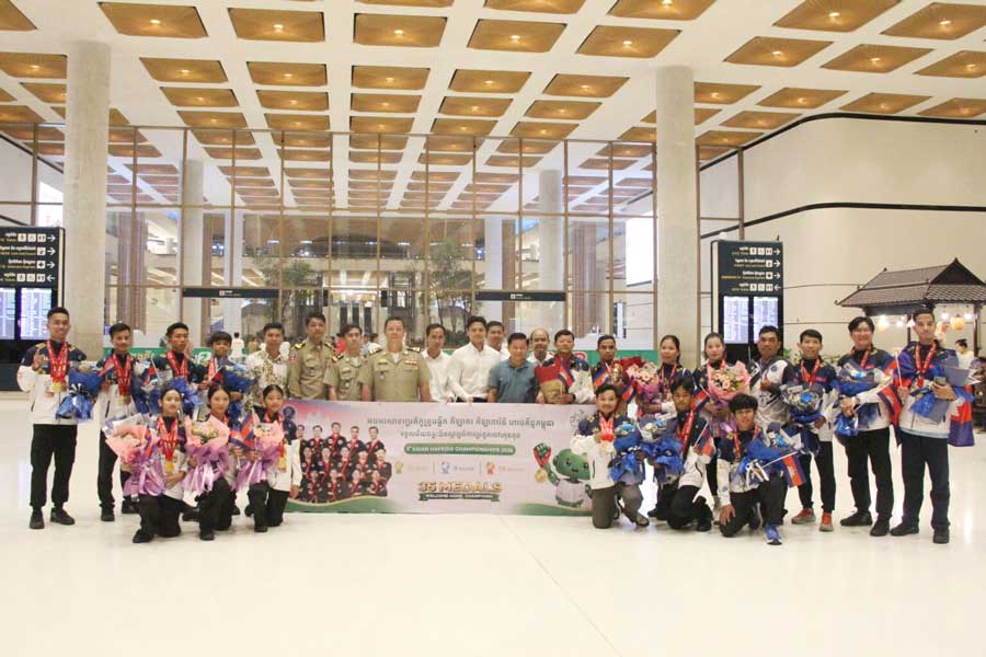 Cambodian Hapkido team returns with 35 medals from Asia championships in China