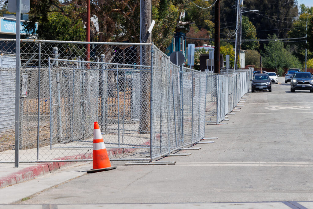 Fencing on Coral Street