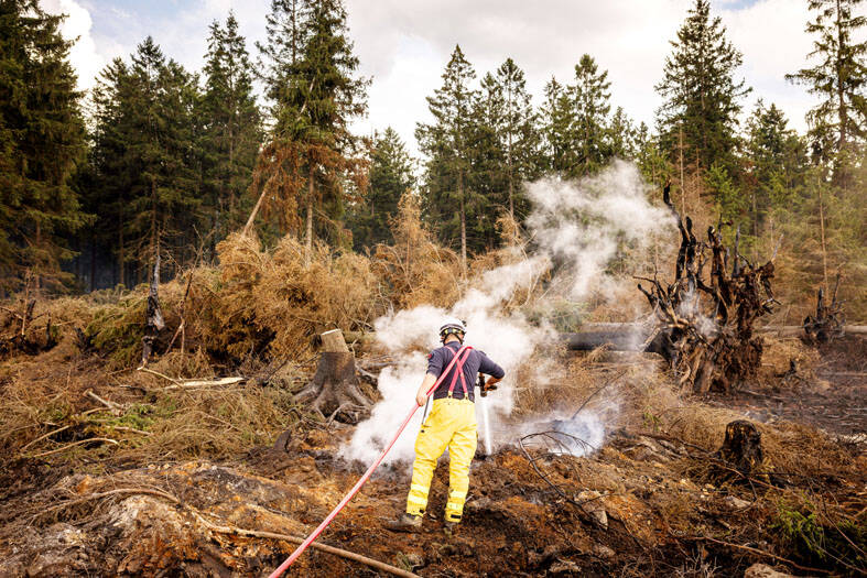 Wildfires expose, detonate old explosives in Europe