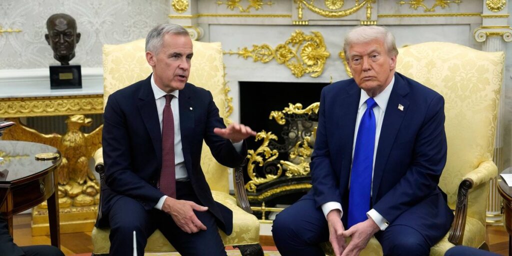 The Latest: Last-Minute Talks Seek to Stop US Tariffs on Canadian Goods