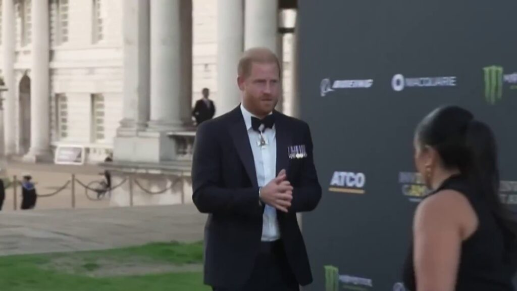 Prince Harry makes first public appearance since family’s return to the U.K.