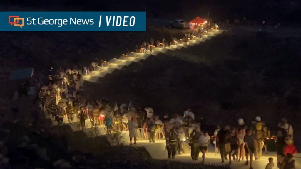 Hundreds climb Tech Ridge stairs with firefighters to honor those who lost their lives on 9/11