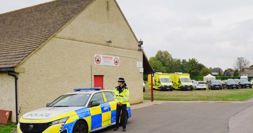 Explosive-related arrests near air base used by US being probed by UK counterterror police