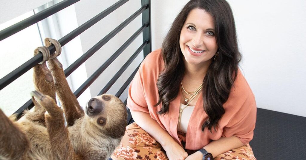 Slowing down for self-care: Anchored in Hope offers soothing sloth encounters to facilitate mental health