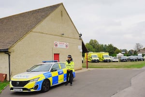 U.K. counterterror police investigate explosives near air base used by U.S.