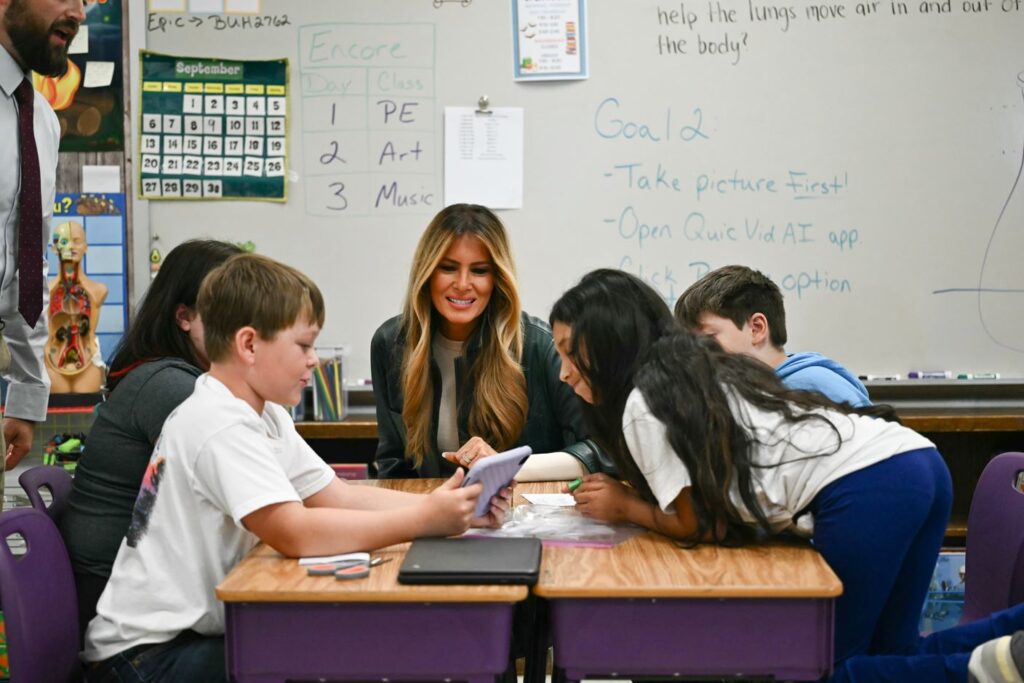 First Lady Urges Global Coalition to Prepare Children for AI-Driven Future