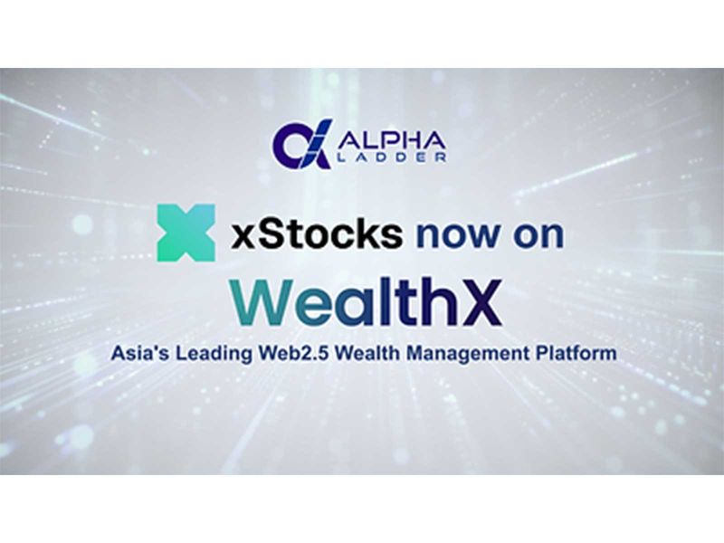 Alpha Ladder WealthX Among Asias First to Bring xStocks US Tokenised Equities to Institutional and Accredited Investors