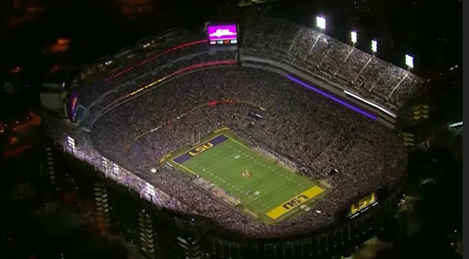 LSU students react to season-opening win over Clemson