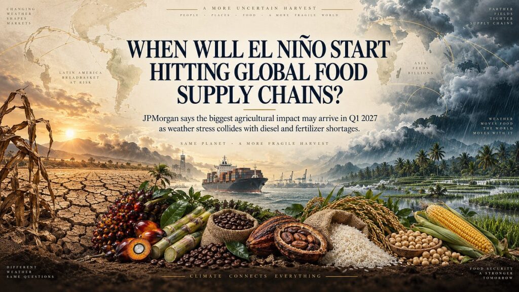 JPM: When Will El Niño Start Hitting Global Food Supply Chains?